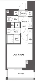 東京都品川区北品川1【マンション】の間取り