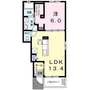 フォレスト ヴィラ Y【1階】の間取り
