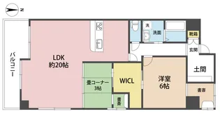 P&Cパークサイド【8階】の間取り