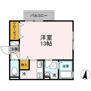 アルファーム B棟【1階】の間取り