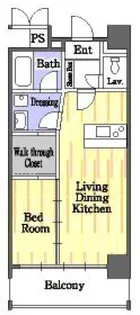 1LDKの間取り画像