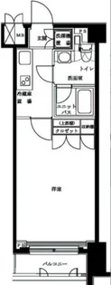 1Kの間取り画像