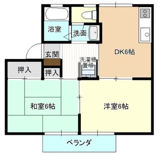 セジュール【2階】の間取り