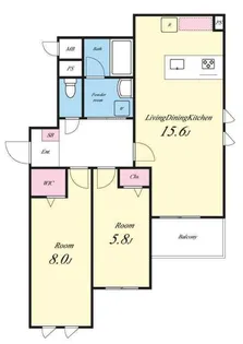 東京都練馬区高松1【マンション】の間取り