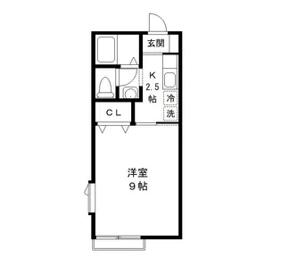 リヴェールハイム【1階】の間取り