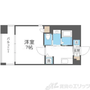 ISM中之島レジデンス【2階】の間取り