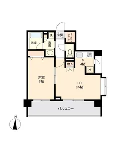 CASSIA新高円寺【6階】の間取り