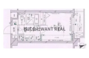 パレステュディオ早稲田【1階】の間取り