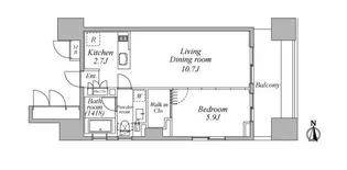 東京都港区海岸3【マンション】の間取り