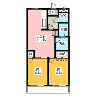 アーク・ステュディオ【1階】の間取り