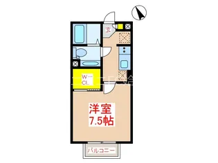 鹿児島県姶良市東餅田【アパート】の間取り