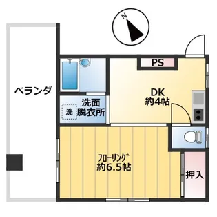 コンフォート南甲子園【3階】の間取り