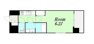 エスリード本町靱公園レジデンス【2階】の間取り