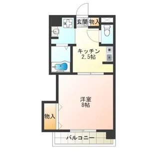 プレサンスフジ【2階】の間取り