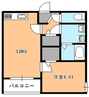 カーサラドリ博多南【3階】の間取り