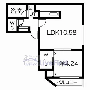 グランピエール本郷通【2階】の間取り