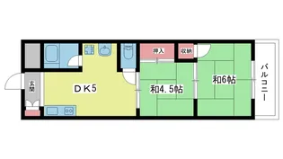 大阪府豊中市野田町【マンション】の間取り