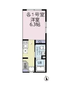 東京都江東区深川1【マンション】の間取り