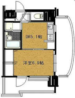 ルイシャトレ錦糸町【3階】の間取り