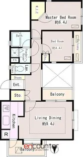 東村山北パーク・ホームズ【3階】の間取り