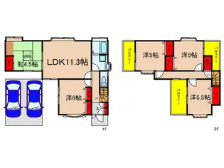 神奈川県川崎市多摩区西生田5【一戸建】の間取り