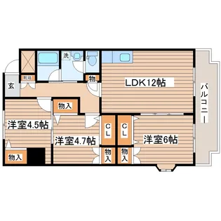 第5ジーオンビル【5階】の間取り