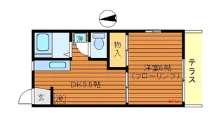 東京都武蔵野市吉祥寺南町3【アパート】の間取り