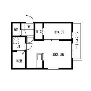 愛知県名古屋市中村区長戸井町4【アパート】の間取り