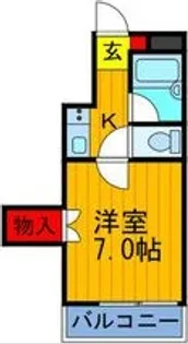 プレヂデントマンションII【2階】の間取り