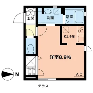 クラール【1階】の間取り