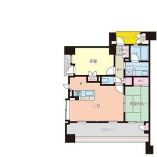 グリーンウット【10階】の間取り