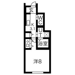 aries (アリエス)【1階】の間取り