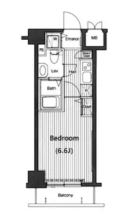 グランド・ガーラ高輪【3階】の間取り