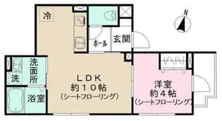 ナナラ千川【2階】の間取り