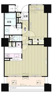 エンブレムコート明石町【4階】の間取り