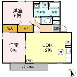 アーバンライフ 2号館【1階】の間取り