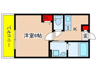 Lynx横浜磯子【2階】の間取り