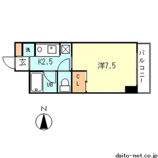 コートシルバーストーン【3階】の間取り