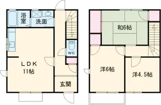 グレイスヴィラAの間取り