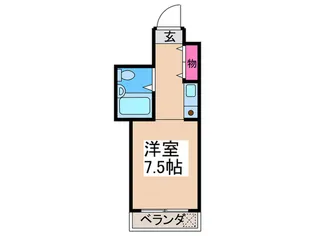 メゾンポエム【2階】の間取り