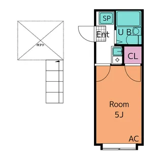 ベルトピア岡崎I【1階】の間取り