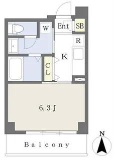 コンフォールいわき【2階】の間取り