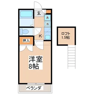 サンライフヒル【1階】の間取り