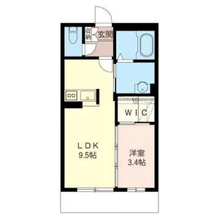 プリミエール【1階】の間取り