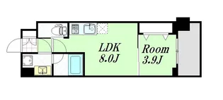 レオンコンフォート本町東III【6階】の間取り