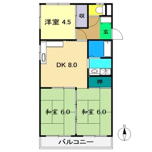ふれんどビル【2階】の間取り