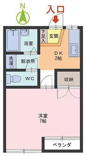 コーポワイトエム【1階】の間取り