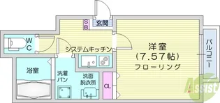 Azul旭町【2階】の間取り