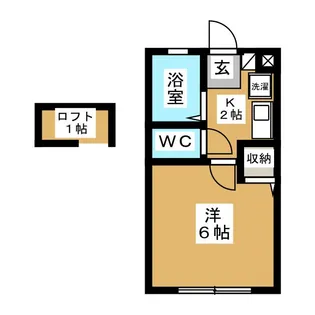 ハウス長尾【2階】の間取り