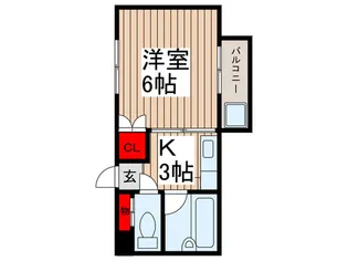ハイネス笠原【1階】の間取り